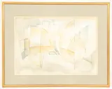 Hervey Cadwallader Adams, Sky Lines, watercolour