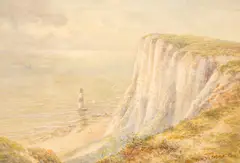 Walter Duncan, The Lighthouse, watercolour