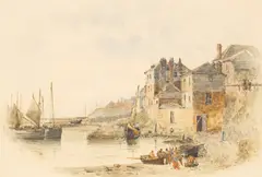 Robert Malcolm Lloyd, Newlyn, watercolour