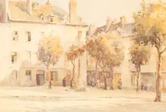 Dieppe by Joseph Harold Swanwick, watercolour, offered Feb 2024