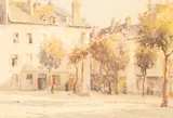 Joseph Harold Swanwick, Dieppe, watercolour