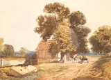 Edmund Dorrell, Tollerton, Yorkshire, watercolour