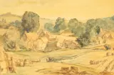 Michael Brockway, Eastington, watercolour