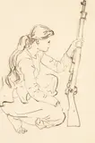 Pham Thanh Tam, Vietnam War Sketch, pen and ink