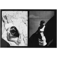 Ray Metzker, Couplets: Atlantic City/New York City, 1969/1968, (69 DX/ 68 HB) Gelatin Silver Print