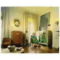 David Gamble, Andy Warhol's Living Room, NYC, 2004, Chromogenic print on canvas