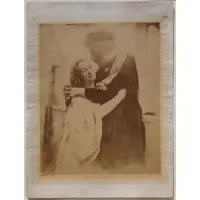 Julia Margaret Cameron, Romeo & Juliet, Albumen print laid to paper with several layers