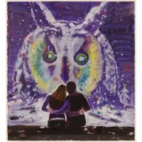 Armando Mariño, The Lovers, Oil on paper
