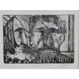 Vincent Smith, The Black Theatre, AP, Etching