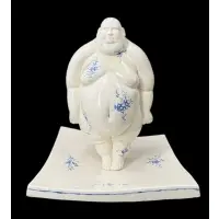 Emil Alzamora, Delft Blue (Figure on stand), 2007