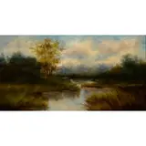 George Inness, Marsh Scene, Oil on canvas
