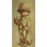 Barry Leighton-Jones, Untitled, Oil on board, signed