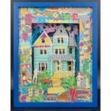 Graham Davidson, What a Beautiful Garden: They Were Full of Pride and Delight as the Cars Slowed down to Take a Closer Look, 2000, Mixed media 3-Dimensional collage