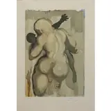 Salvador Dalí, The Divine Comedy, Purgatory, Canto 6. Death by Violence, Wood engraving