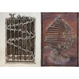 Ernest Bottomley, Climbing the Frame, Two Futurist Watercolor Studies: (i) 'Climbing the Frame', 1985