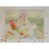 Hua Chen, Favorite Hobby, Oil on canvas