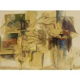 Nikko Sedgwick, Gabriella II, Large oil and mixed media on canvas