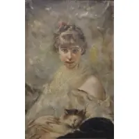 Charles Chaplin, Reminiscence, Oil on canvas