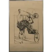 Ellen Lanyon, Ostrueant, Block print
