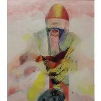 Nicolas Esposito, Little Astronaut, Acrylic on Plywood