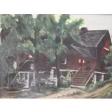 Rosamund Fowler, h x 26.25, Oil on board
