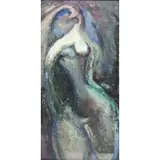 Lajos Ebneth, Figure, Oil on canvas