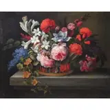 Jean-Baptiste Monnoyer, Floral Still Life, Oil on canvas