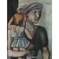 James Daugherty, Untitled, ATTR Pastel on paper