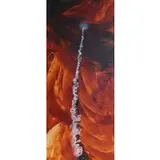 Lia Halloran, Challenger Lift Off Occurring in Orange Sky, 2006, Oil and acrylic on panel