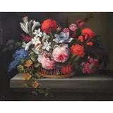 Jean-Baptiste Monnoyer, Floral Still Life, Oil on canvas