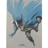Neal Adams, Batman, Mixed media on paper