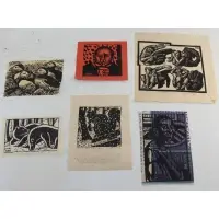Untitled by Peter Gorfain, Grouping of 6 woodcuts/linocuts, offered Mar 2022