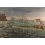 Adolf Schinnerer, Landscape, Oil on canvas