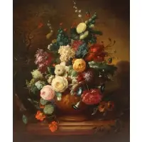 Jan van Os, Floral Still Life, Oil on canvas