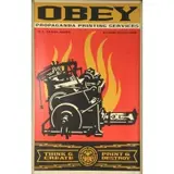 Propaganda Spraying Services by Shepard Fairey, 2019, Serigraph, offered Jun 2021