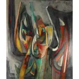 Samuel Bookatz, They Grow in Shadows, Oil on canvas