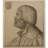 Erhard Schön, Portrait of Durer, Woodcut