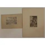 Georg Pencz, Attilus Regulus & Porsenna, Pair of etchings
