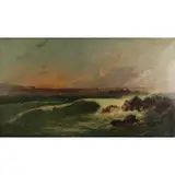 Henry Moore, The Cornish Coast, Oil on canvas