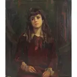 Arthur William Woelfle, Dorothy, Oil on canvas