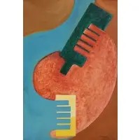 Manuel Espinosa, Abstract Composition, Oil on Canvas