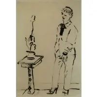 Celia Musing by David Hockney, 1979, Lithograph, offered Feb 2020