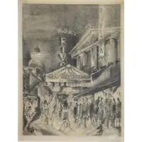 Eugene C. Fitsch, Broadway, Lithograph