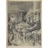 Eugene C. Fitsch, Broadway, Lithograph