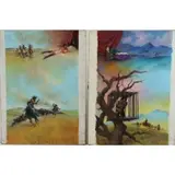 Jerome Podwil, Untitled, Grouping of Two Illustrations on Board
