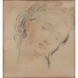 Untitled by Giovanni Battista Cipriani, Chalk On Paper portrait, offered Jan 2020