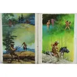Jerome Podwil, Untitled, Grouping of Two Illustrations on Board