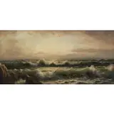 William Trost Richards, Grand Manan, Oil on Panel