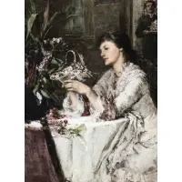William St. John Harper, Easter Morning, Oil on canvas laid to board