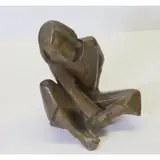 Kurt Lehmann, Figure of a Seated Girl, Bronze
